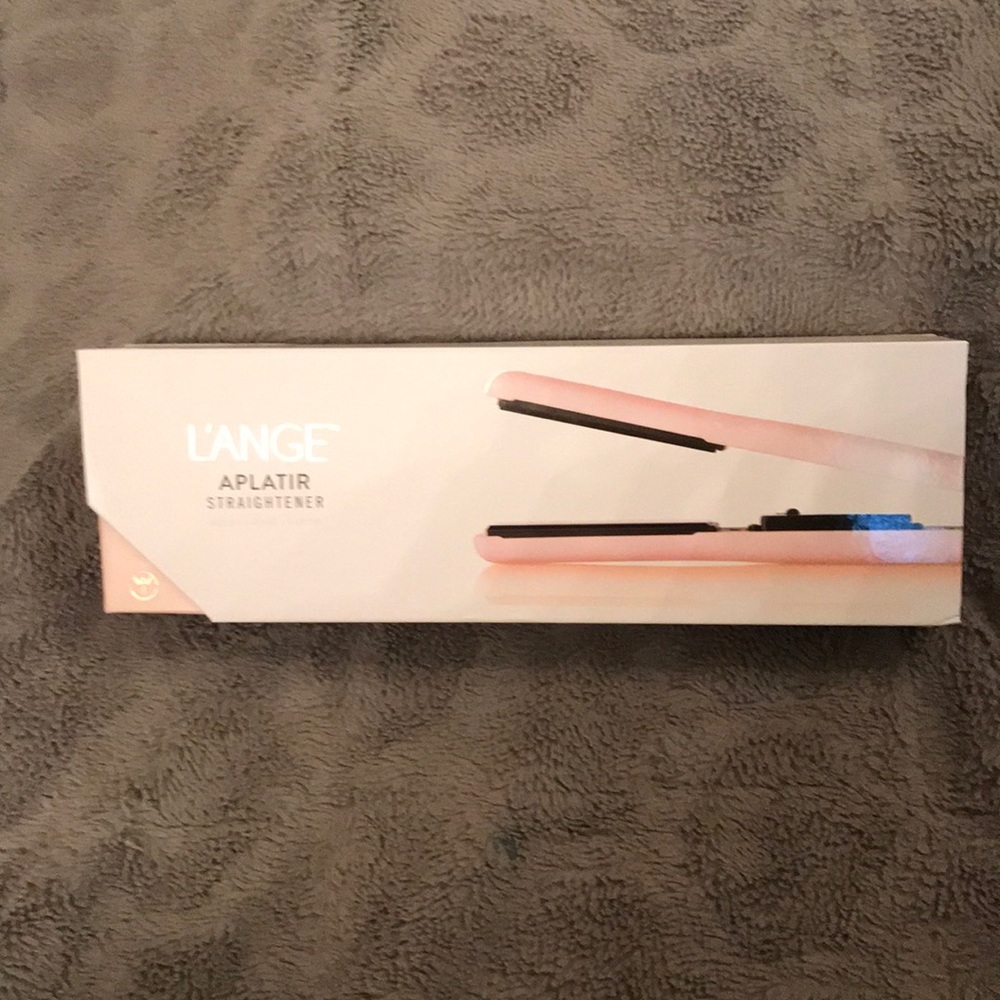 L’ange Aplatir blush colored hair straightener NEW